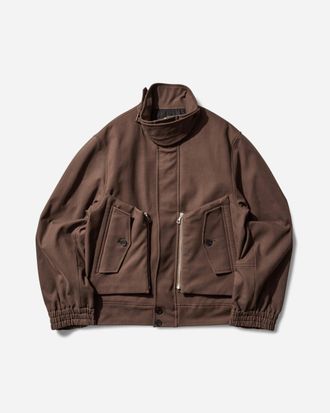 Dries Van Noten Men s Overdyed Shell Jacket Mud