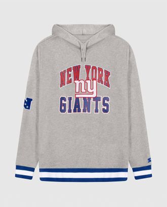 Starter Mens New York Giants Knit Hoodie Sweatshirt In Grey