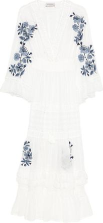 Ermanno Scervino geborduurde maxi jurk