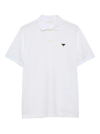 Prada Polo in piqu&eacute; - Bianco