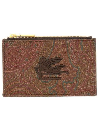 Etro Card Holder Arnica With Pegasus