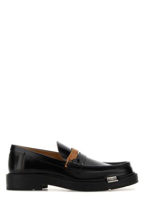 Maison Margiela Black Leather Loafers
