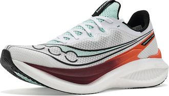 Saucony Endorphin Pro 5 Mens Shoes White/Crimson : 11.5 D - Medium, Leather