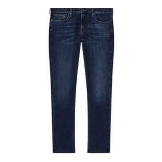 Emporio Armani Slim-fit Jeans, male, Blue, Size: W31 Slim-fit Jeans