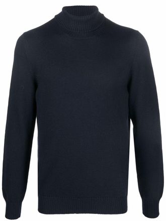 La Fileria roll neck jumper - Blue