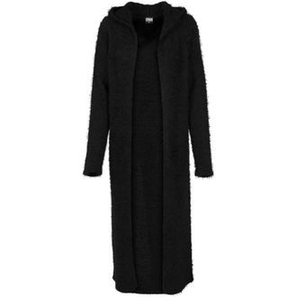 Urban Classics Dames/Dames Vest met Veren Capuchon (Zwart)