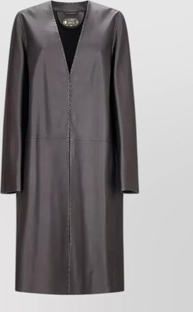 Fendi leather coat