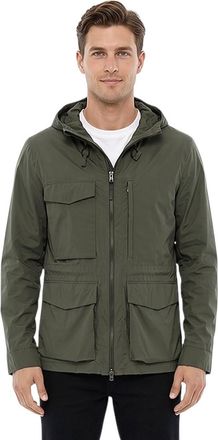 Woolrich Green Solid Hood Jacket