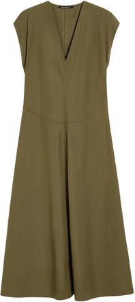 Pennyblack Kleedjes, Dames, Groen, 2Xl, Katoen, Pbbgommoso Midi Jurk