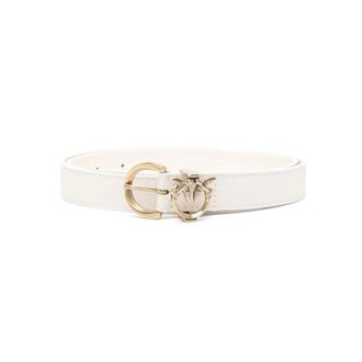 Pinko Tamboril H2.5 Belt - female - PINKO - Belts - White - S - Accessories