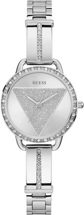 Guess Womens Tri Bellini Silver Dial Watch
