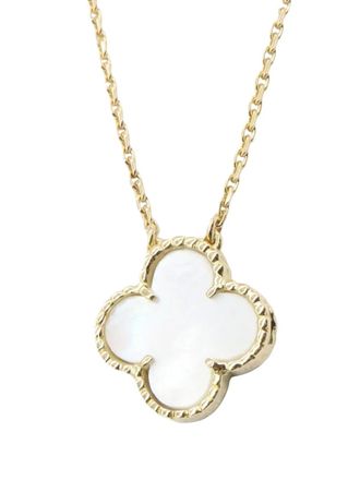 Van Cleef & Arpels Collana Alhambra in oro giallo 18 carati con madreperla 2010-2025 - Bianco