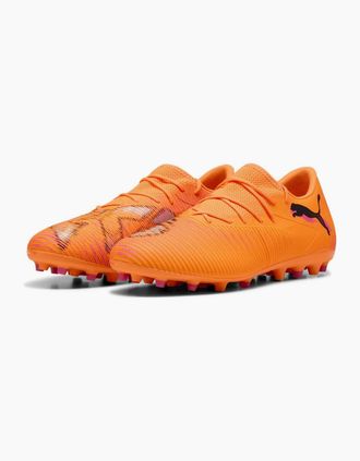 Puma Mens Future 8 Match Low Mg Firm Ground Football Boots - Orange - Size: 10.5