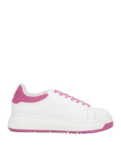 Zapatillas Emporio Armani De Cuero Con Placa Eagle Para Mujer En Rosa  Elegantes Y Deportivas