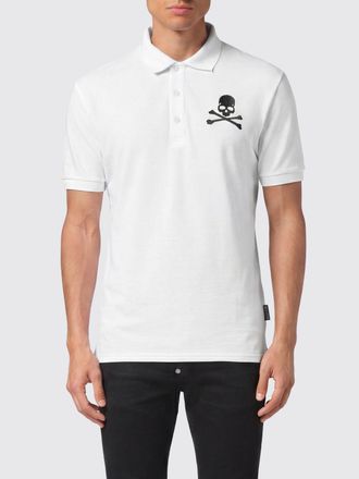 Philipp Plein Polo Uomo colore Bianco