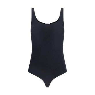 Wolford Zwarte Katoenen Bodysuit