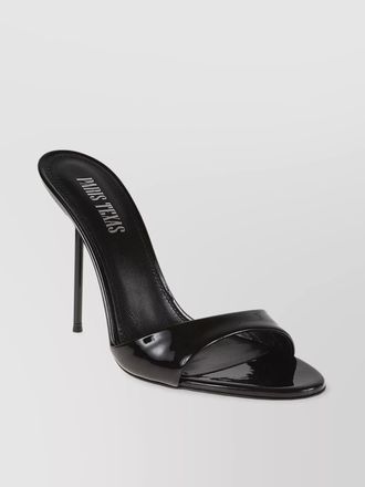 PARIS TEXAS patent leather high-heel mules