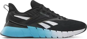Reebok Mens Nano Gym - Running Shoes Black/White/Future Cyan Size 10.5