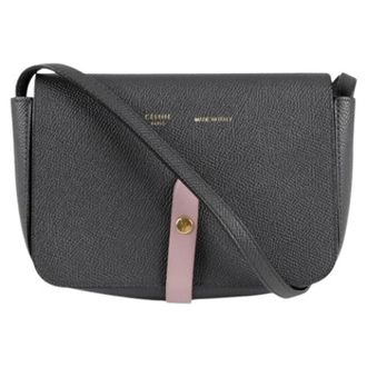 Celine Pre-owned Cross Body Bags, female, Gray, Size: ONE SIZE Pre-owned Pochette Shoulder Crossbody Bag 109503