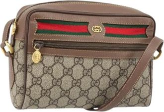 Gucci Pre-owned Cross Body Bags, female, Beige, Size: ONE SIZE Pre-owned Vintage Shoulder Bag
