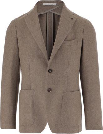 Tagliatore Wool Blend Single-Breasted Jacket