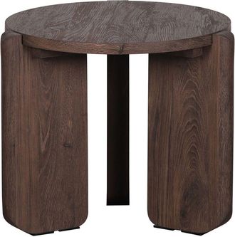 Selsey Selsey Preffines S - Mesa De Centro, &Oslash; 50 Cm, Efecto Nogal