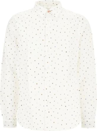 Paul Smith Camicia con stampa lettere - Bianco