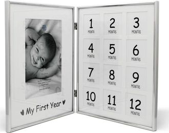 Zilverstad Marco Plateado De Un A&ntilde;o, Regalo Para Ni&ntilde;o, 13x18, 12x 5x5 Cm Tama&ntilde;o: 25x207x260 Mm Sku: Zv7614231