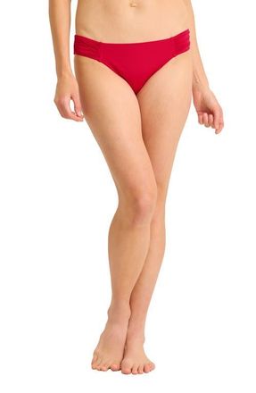Tommy Bahama Pearl Hipster UPF 50+ Bikini Bottoms in Rossovivo at Nordstrom, Size X-Large