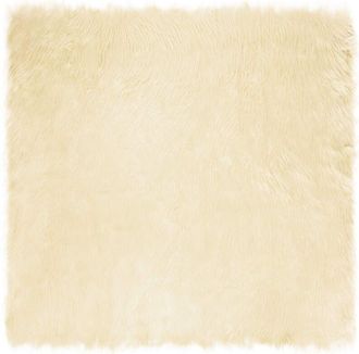 vidaXL Alfombra De Imitaci&oacute;n De Piel De Oveja Tafalla Crema Poli&eacute;ster Vidaxl