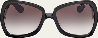Tom Ford Jerry Butterfly Acetate Sunglasses