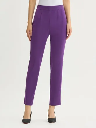 Misook Nancy Slim Leg Mylana Knit Pant in Fresh Purple at Nordstrom, Size Xx-Large