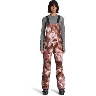 The North Face Mens The North Face Freedom Snow Bib Brown Snow Dye Waterproof KFC540