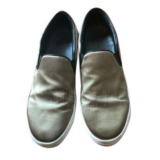 Celine Khaki Slip-On Sneakers Size 38.5