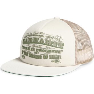 Carhartt Work in Progress 3 One 3 Adjustable Trucker Hat in Wax at Nordstrom