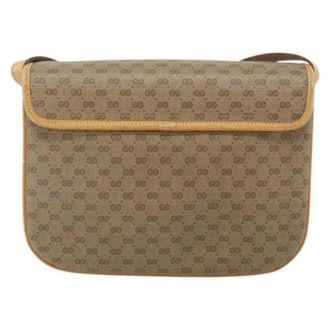 Gucci Pre-owned Shoulder Bag - Dames - Pre-owned - Bruin - Maat: ONE Size Leer