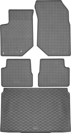 OEM Juego De Alfombrillas De Goma Para Coche Y Alfombrilla Para Maletero Para Peugeot 208 Ii Hatchback A Partir De Junio De 2020
