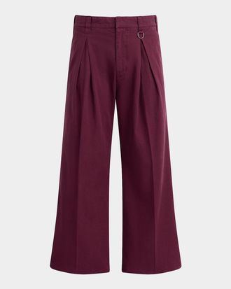 Hudson Men & apos;s Luca Wide-Leg Pleated Pants