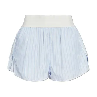 adidas Originals Adidas Originals, Short Shorts, female, Blue, Size: 2XS Poplin Shorts