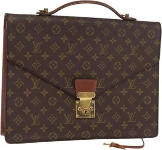 Louis Vuitton Pre-owned Handbags, female, Brown, Size: ONE SIZE Pre-owned Canvas Handbag