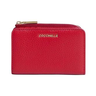 Coccinelle Wallets & Cardholders, female, Red, Size: ONE SIZE Metallic Soft Wallet