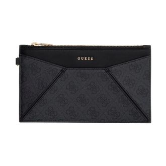 Guess Dames, Tassen, Zwart, Maat: ONE Size Leer