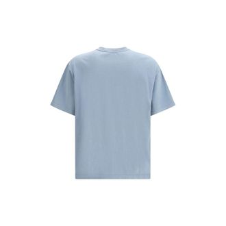 Marni Mens Blue Cotton T-Shirt