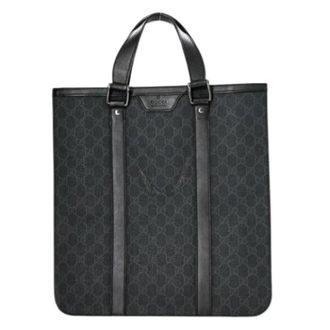 Gucci Pre-owned GG Plus Tote tas - Heren - Vintage Shopper - Zwart - ONE Size - Leer - Vintage