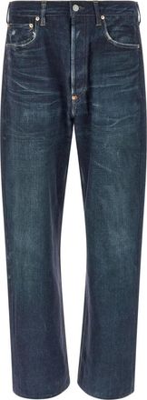 Junya Watanabe Hybrid Jeans - Heren - Regular Fit Jeans - Blauw - XL - Katoen - Jeans