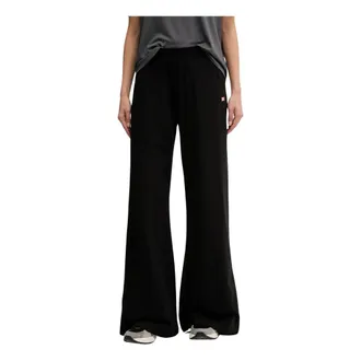 Emporio Armani Emporio Armani Ea7, Broeken, Dames, Zwart, XS, Katoen, Trainingsbroeken met hoge taille