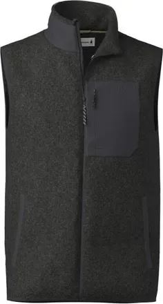 Smartwool Second Cut Fleece Vest Merinopullover f&uuml;r Herren | schwarz/grau