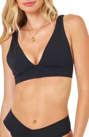 L*Space Fused Harley Bikini Top in Black at Nordstrom Rack, Size X-Large