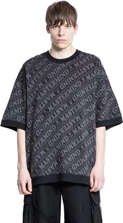 MASTERMIND WORLD All Over Diagonal Logo T-Shirt