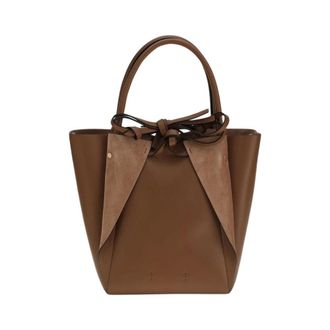 Gabriela Hearst Nina Tas - Dames - Tassen - Bruin - Maat: ONE Size Su&egrave;de